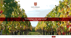Desktop Screenshot of bodegasisidromilagro.com